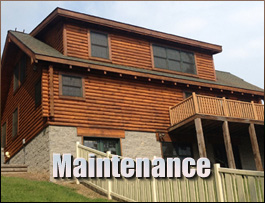  Mount Blanchard, Ohio Log Home Maintenance