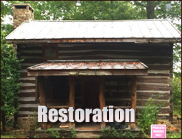 Historic Log Cabin Restoration  Mount Blanchard, Ohio